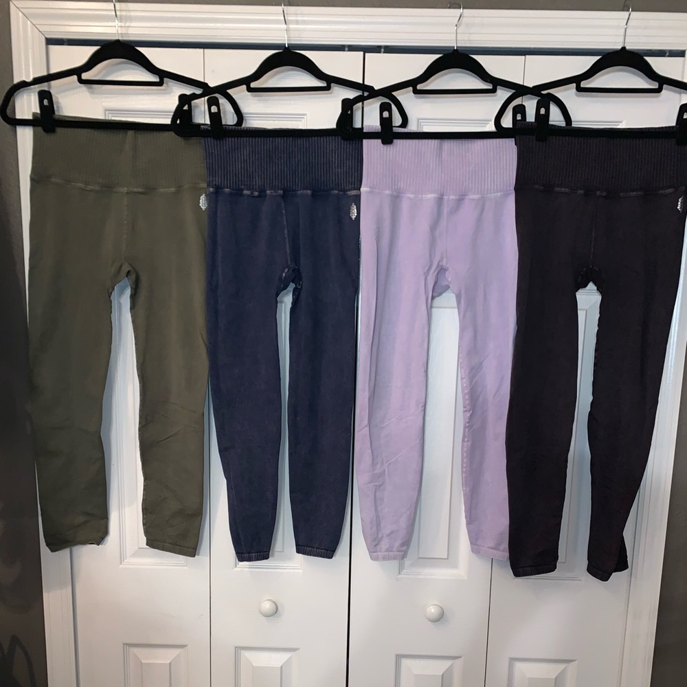 SOLD Bundle Free People Good Karma Leggings